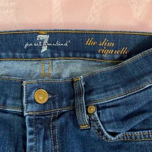 7 For All Mankind the slim cigarette Jean